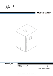 DAP NRG-15SA Mode D'emploi