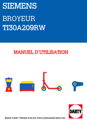 Siemens TI30A209RW Mode D'emploi