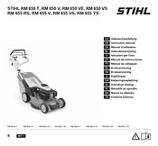 Stihl RM 650.1 VE Manuel D'utilisation