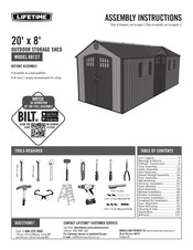 Lifetime 60127 Instructions D'assemblage