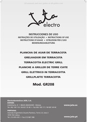 Jata electro GR208 Instructions D'usage