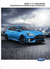 Ford FOCUS RS 2018 Supplément Au Manuel