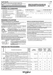 Whirlpool WH3FC14BN71X Guide Rapide