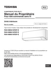 Toshiba RAV-HM801KRSP-E Manuel Du Propriétaire