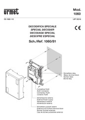 Urmet 1060/81 Manuel D'instructions