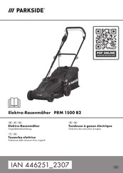 Parkside PRM 1500 B2 Traduction Des Instructions D'origine