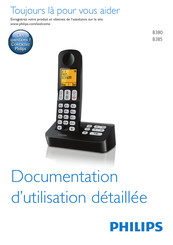 Philips B380 Documentation D'utilisation Détaillée