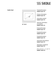 SSS Siedle ST 10-01 Information Du Produit