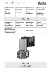 Dungs MV1005 Notice D'utilisation