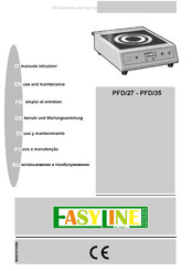 Fimar EASYLINE PFD/27 Emploi Et Entretien