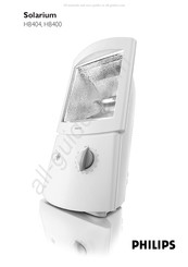 Philips Solarium HB406/01 Mode D'emploi