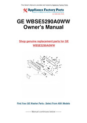 GE WBSE4220 Manuel D'utilisation