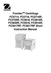 OHAUS Frontier FC5720R Manuel D'instructions