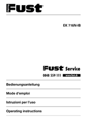 FUST EK 716N-IB Mode D'emploi