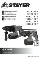 stayer HDBL260K Instructions D'emploi