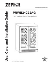 Zephyr PRWB24C32AG Guide D'utilisation, D'entretien Et D'installation