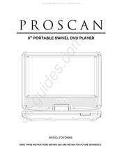 ProScan PDVD9806 Mode D'emploi