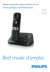 Philips D6053B/22 Mode D'emploi