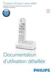 Philips BeNear D4054W/22 Documentation D'utilisation Détaillée