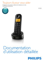 Philips D1203B/22 Documentation D'utilisation Détaillée