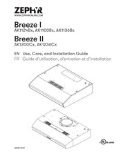 Zephyr Breeze II AK1200CS Guide D'utilisation, D'entretien Et D'installation