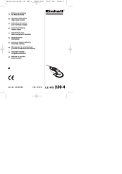 EINHELL 44.304.90 Instructions De Service