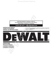 DeWalt DXPW1200E Guide D'utilisation