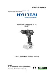 Hyundai HPP20V Instructions Originales