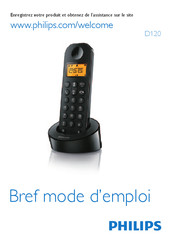 Philips D1201B/38 Mode D'emploi