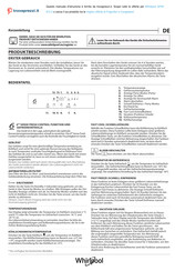 Whirlpool SP40 812 Guide Rapide