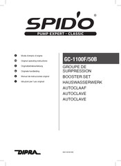 SPIDO GC-1100F/50B Mode D'emploi