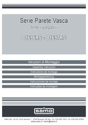 Samo Parete Vasca B1696RS Instructions De Montage