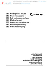 Candy CDP 1LS64W Mode D'emploi