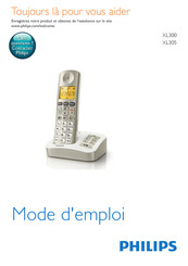 Philips XL305 Mode D'emploi