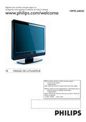 Philips 19PFL3403D Manuel De L'utilisateur