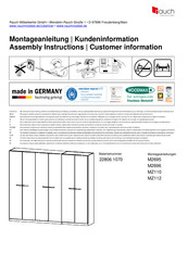 Rauch Oteli 22806.1070 Instructions De Montage