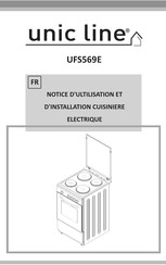 unic line UFS569E Notice D'utilisation Et D'installation