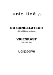 unic line UGN390WH Livret D'instructions