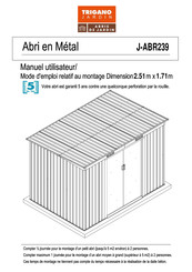 Trigano Jardin J-ABR239 Manuel Utilisateur