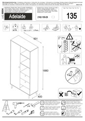 Inter-Furn Adelaide 2162-135-E8 Instructions De Montage