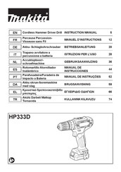 Makita HP333DSAJ Manuel D'instructions