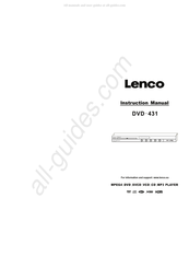 LENCO DVD-431 Manuel D'instructions