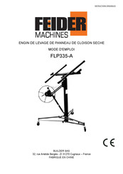 FEIDER Machines FLP335-A Mode D'emploi