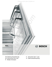 Bosch KUL15A6501 Mode D'emploi