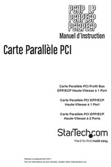 StarTech PCI2PECP Manuel D'instruction