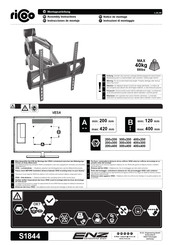 E.N.Z. Engineering S1844 Notice De Montage