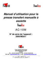 Promattex AC-10M Manuel D'utilisation