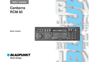 Bosch Blaupunkt Canberra RCM 85 Mode D'emploi