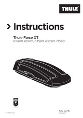 Thule 635601 Manuel D'instructions