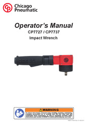 Chicago Pneumatic CP7727 Manuel De L'opérateur